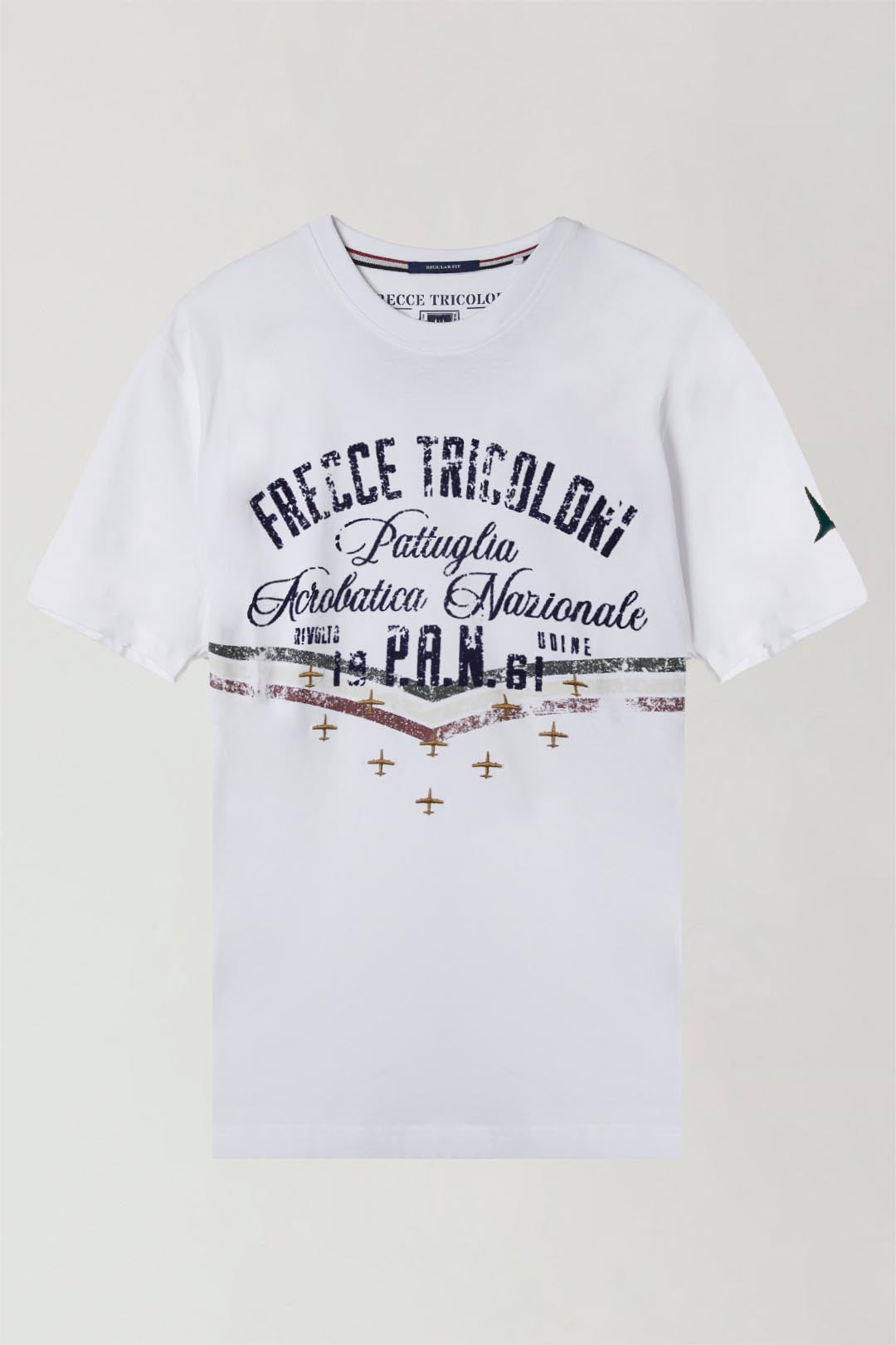 241TS2216J641 T-shirt stampa flock Frecce Tricolori