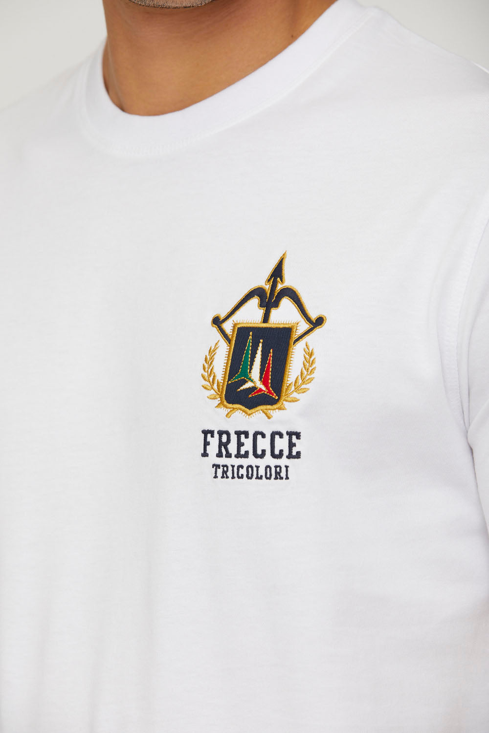 241TS2220J641 t-shirt Frecce Tricolori ricamata