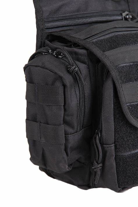 13726502 Borsa a tracolla multifunzione nera