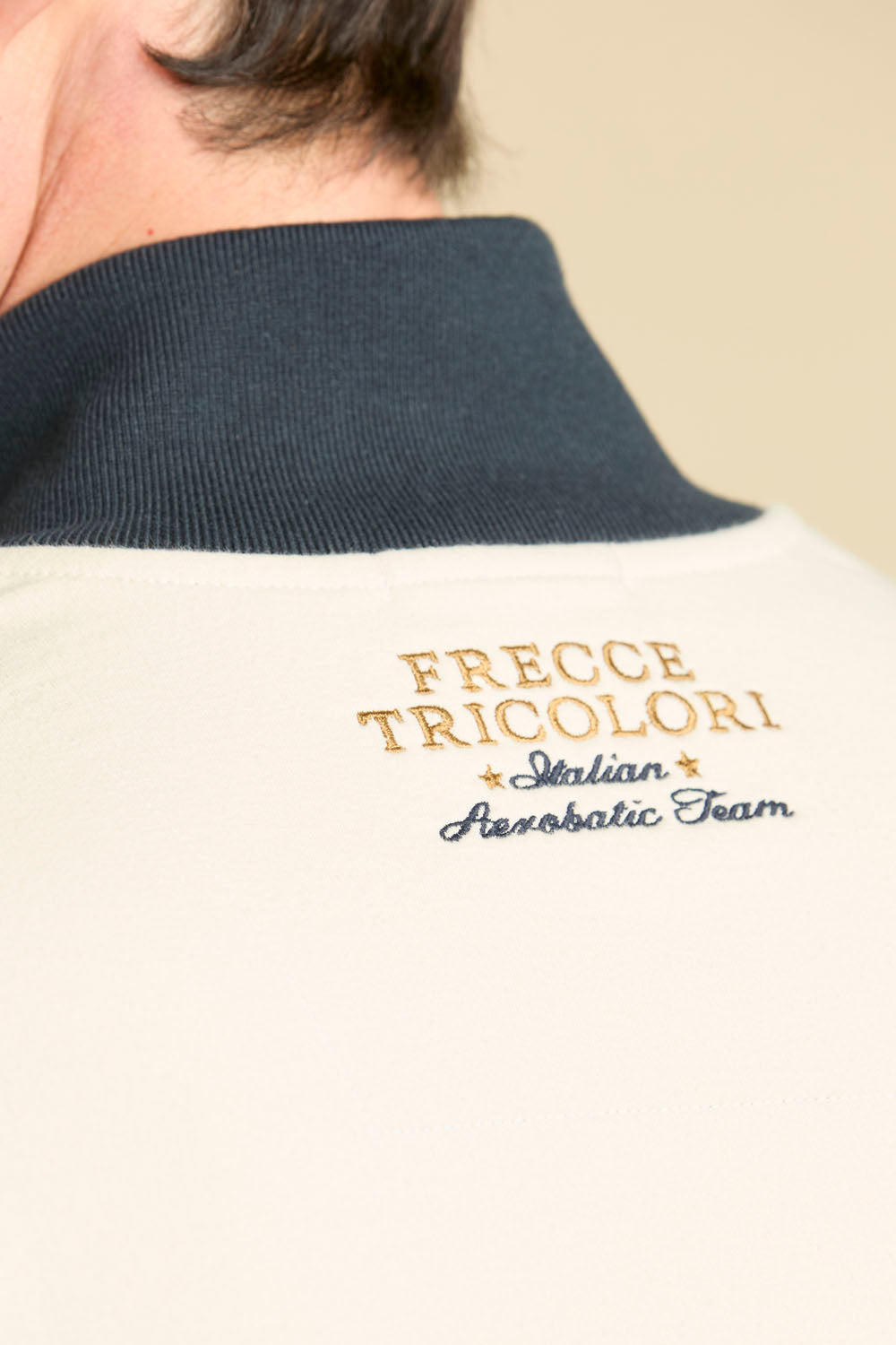 FE2062UF00662 Felpa full-zip ricamata Frecce Tricolori