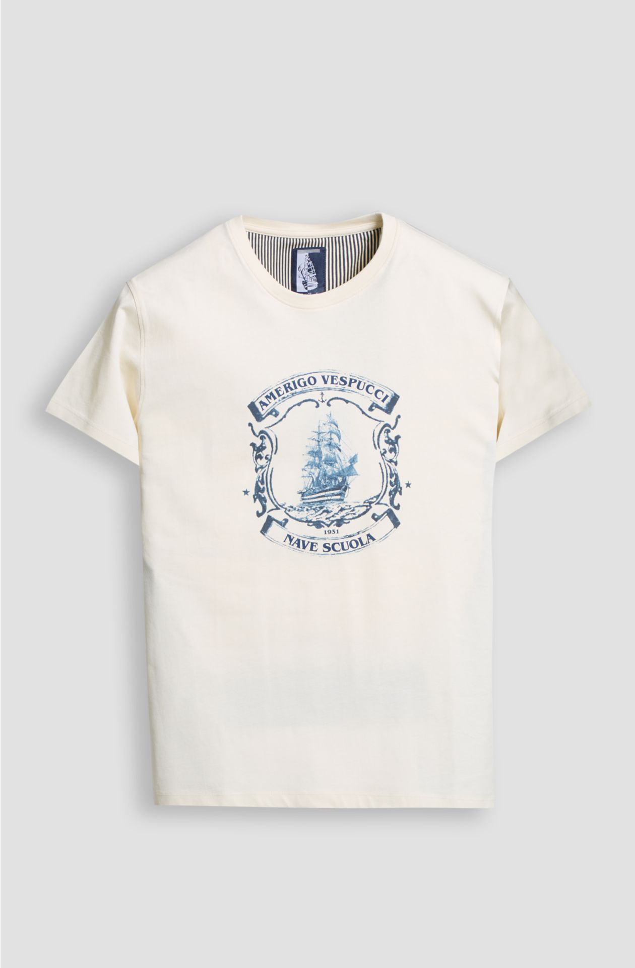 MYT0209 T-shirt da uomo Amerigo Vespucci in cotone