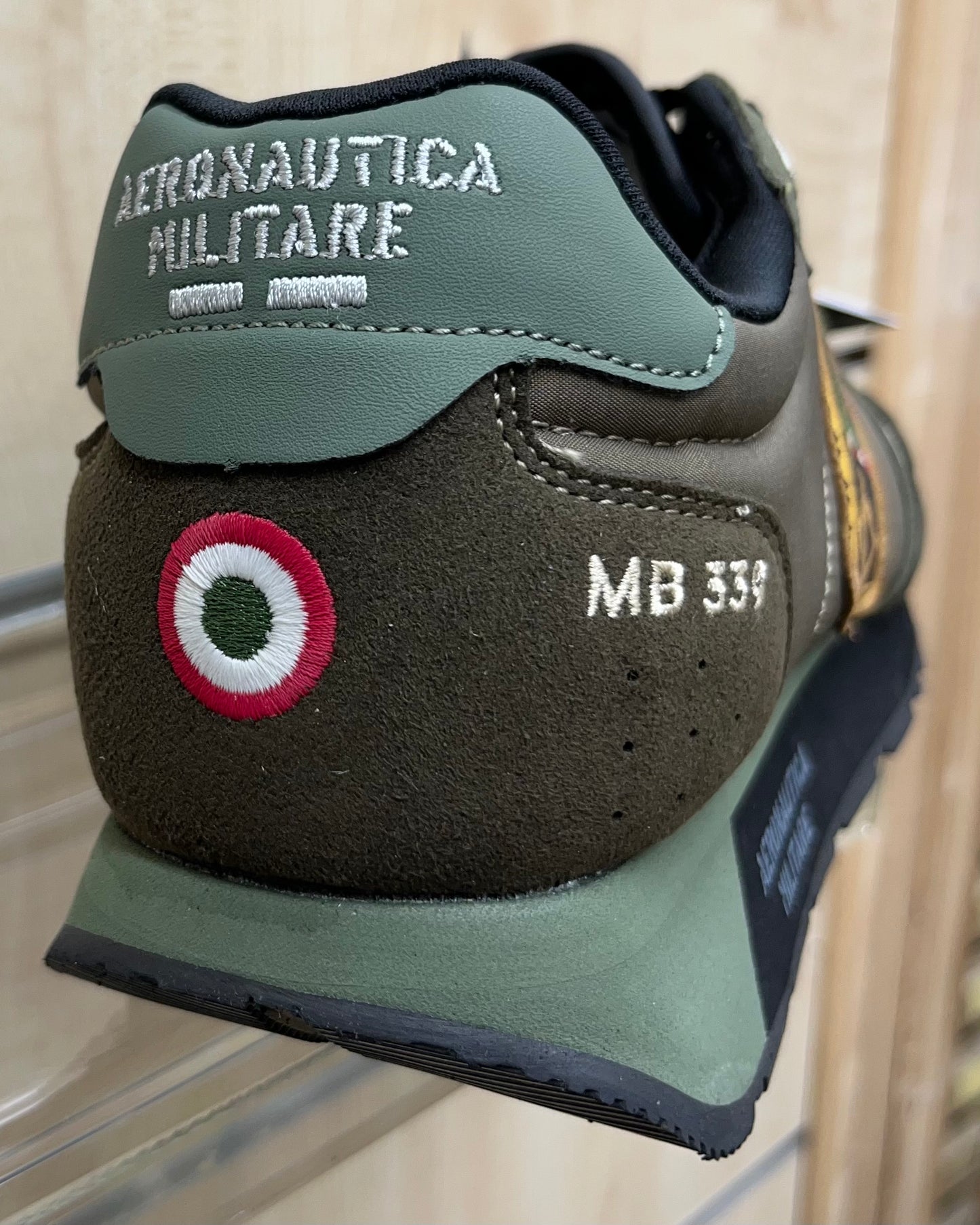SC0292 SNAKERS FRECCE TRICOLORI VERDE