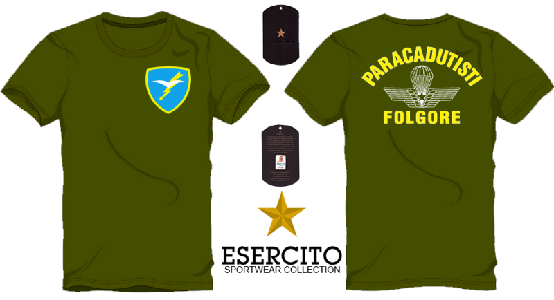 Maglietta Brevetto Folgore