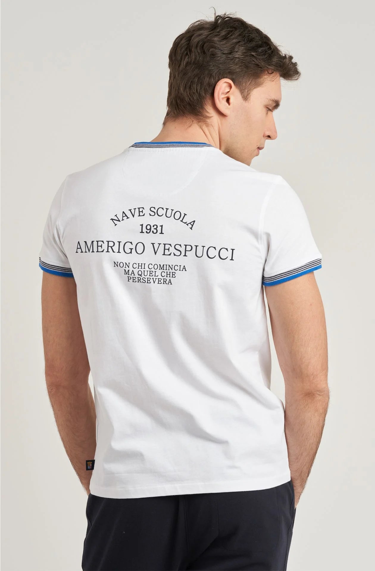 T-shirt da uomo Amerigo Vespucci in cotone jersey