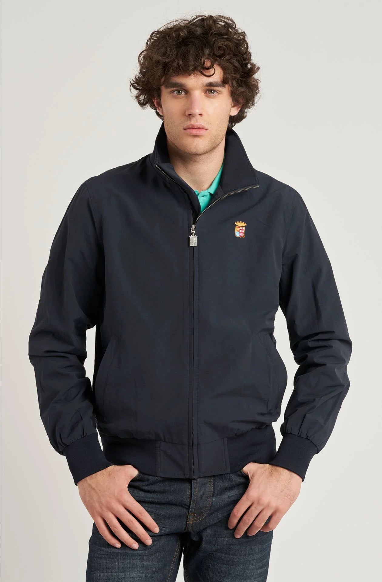 Giubbotto da uomo modello sailor logo Marina