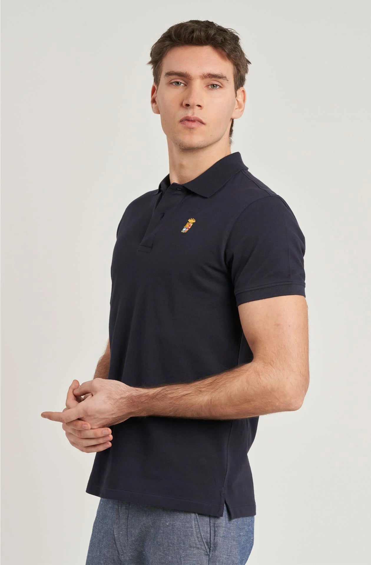 Polo da uomo Essentials in cotone piquet