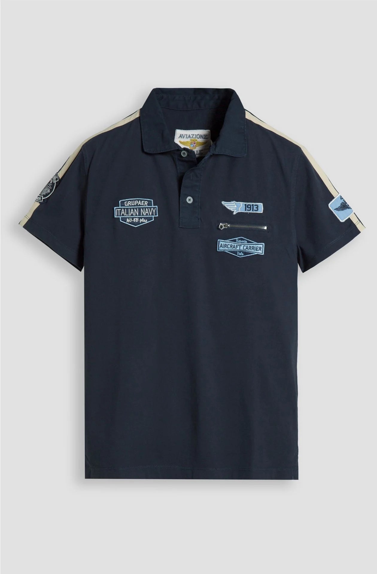 Polo da uomo Grupaer in jersey