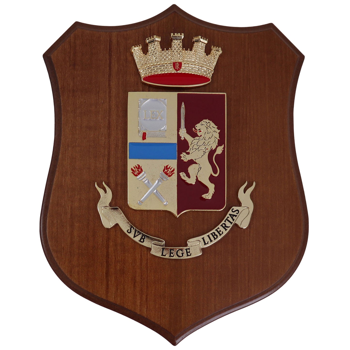 CREST ARALDICO SMALTATO POLIZIA DI STATO