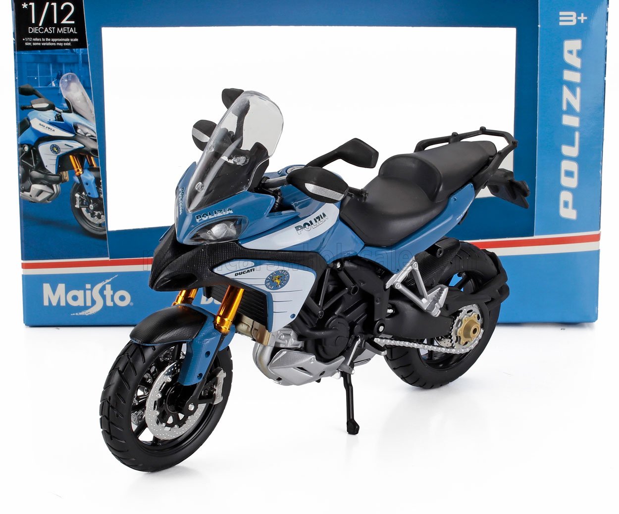 MAISTO - 1/12 - DUCATI - MULTISTRADA POLIZIA 2022