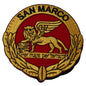 PATCH DISTINTIVO RICAMATO CON VELCRO B.M. SAN MARCO AV M.M
