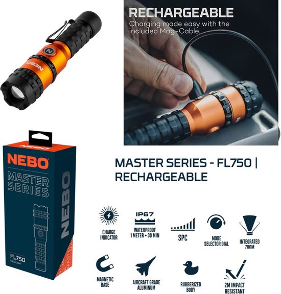 Nebo Master Series FL750 Lumens