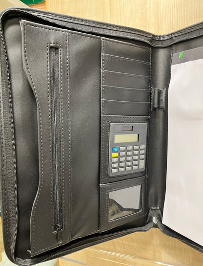 Cartellina pelle Carabinieri con calcolatrice e tasche  interne