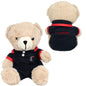 ORSETTO PELUCHES SEDUTO, H 24 CM, MAGLIETTA E PANT. FIAMMA CARABINIERI