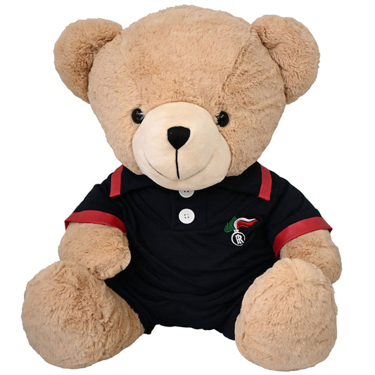 ORSONE PELUCHES SEDUTO H 50 CM, MAGLIETTA E PANTALONCINO FIAMMA CC
