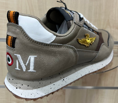 Sneakers Aeronautica Militare Kaki nuova collezione
