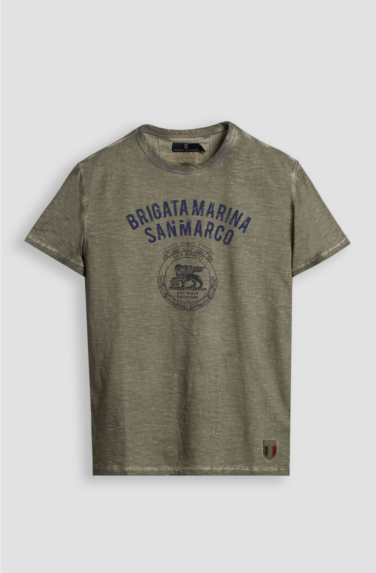 AYT0116 T-shirt da uomo Brigata Marina San Marco in cotone