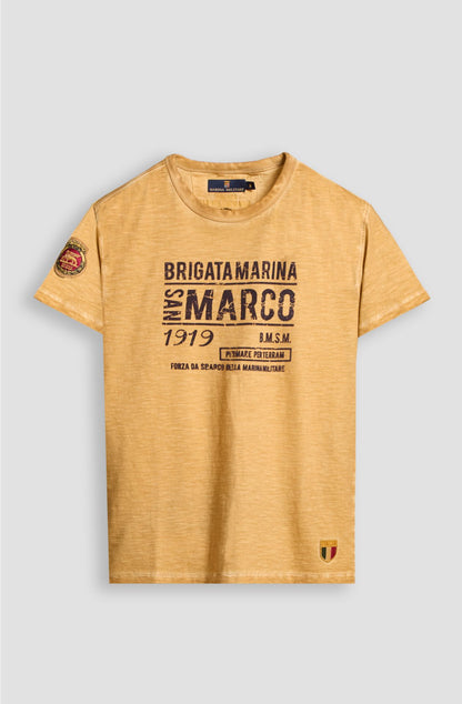 AYT0117 T-shirt da uomo Brigata Marina San Marco in cotone