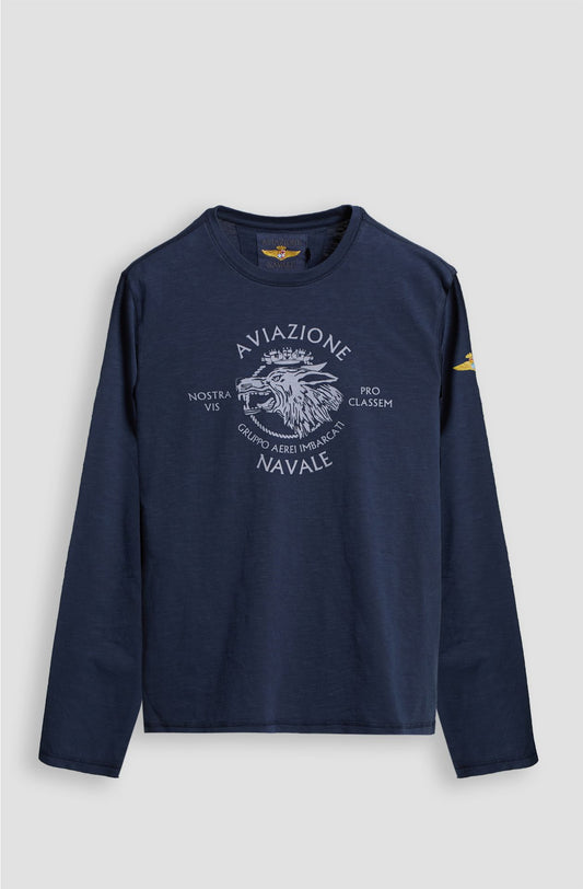 AYT0113 T-shirt da uomo Aviazione Navale in cotone
