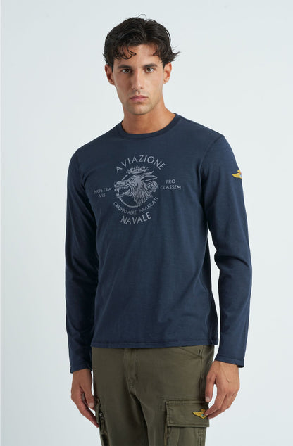 AYT0113 T-shirt da uomo Aviazione Navale in cotone