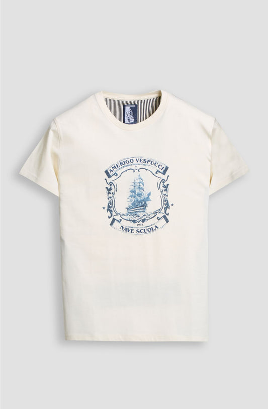 MYT0209  T-shirt da uomo Amerigo Vespucci in cotone