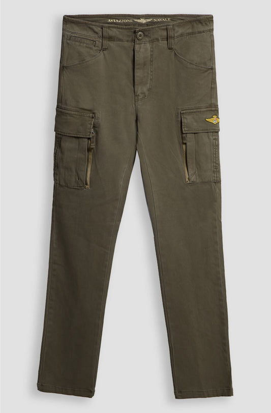 AYP0067  Pantaloni da uomo modello cargo in cotone