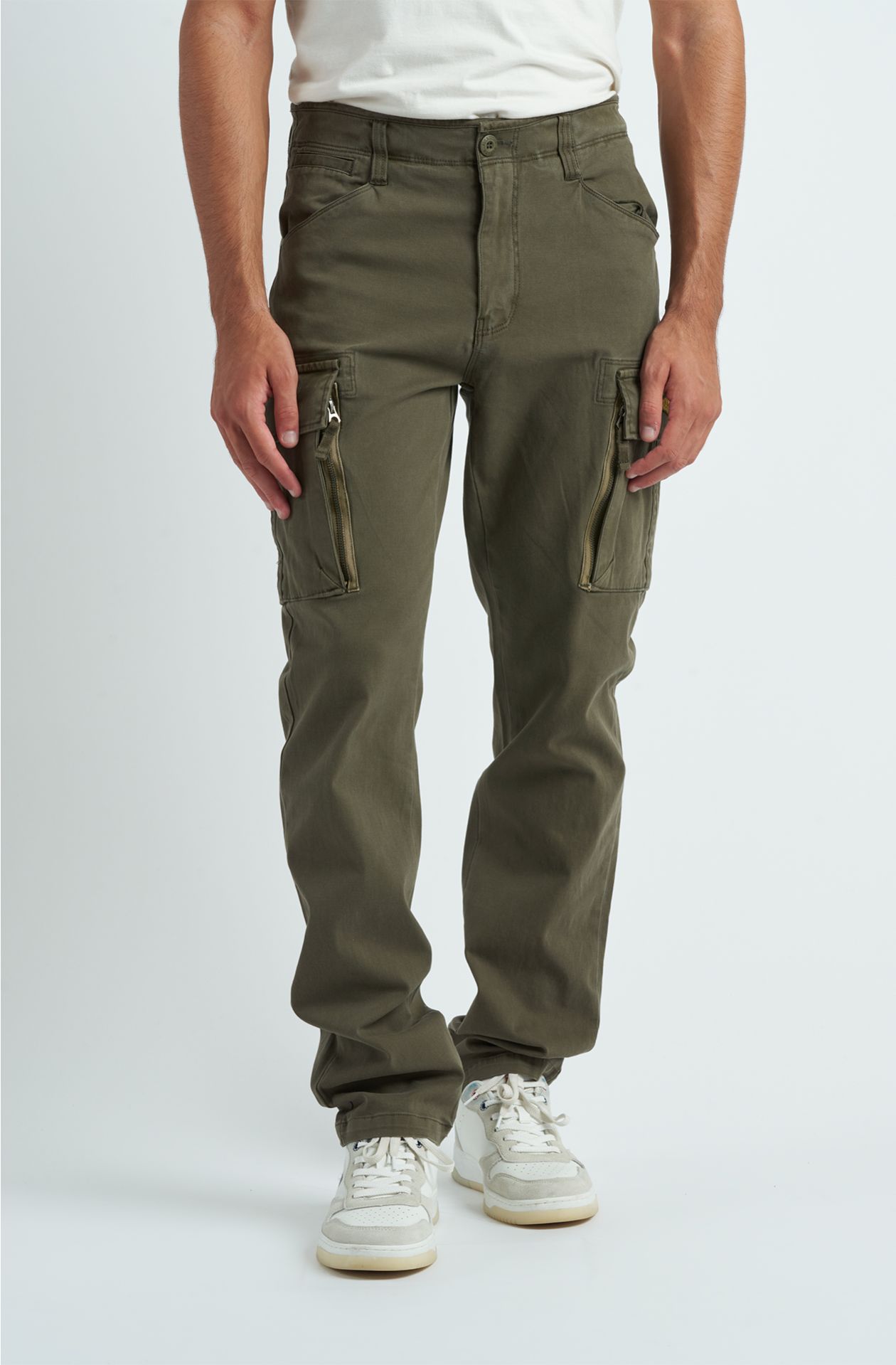 AYP0067  Pantaloni da uomo modello cargo in cotone