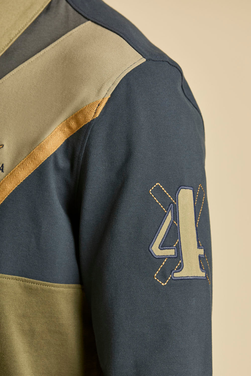 252PO1888UJ00703 Polo color-block in piqué e jersey