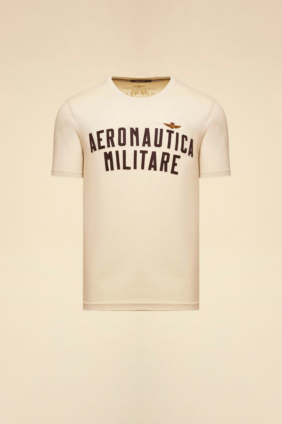 252TS2478UJ00641  T-shirt manica corta con logo in feltro