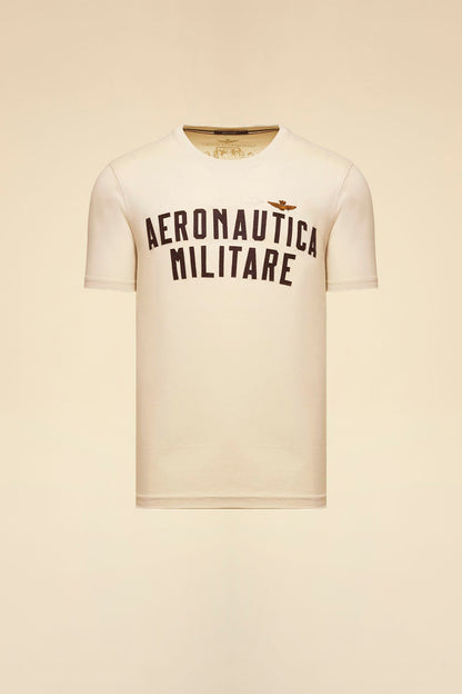 252TS2478UJ00641  T-shirt manica corta con logo in feltro