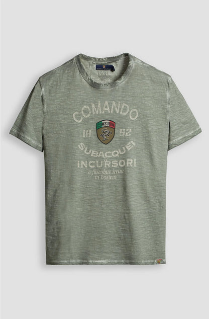 T-shirt da uomo Arditi Incursori in cotone