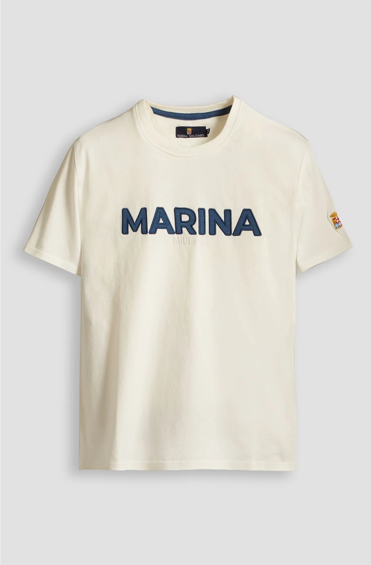 T-shirt da uomo in cotone indaco