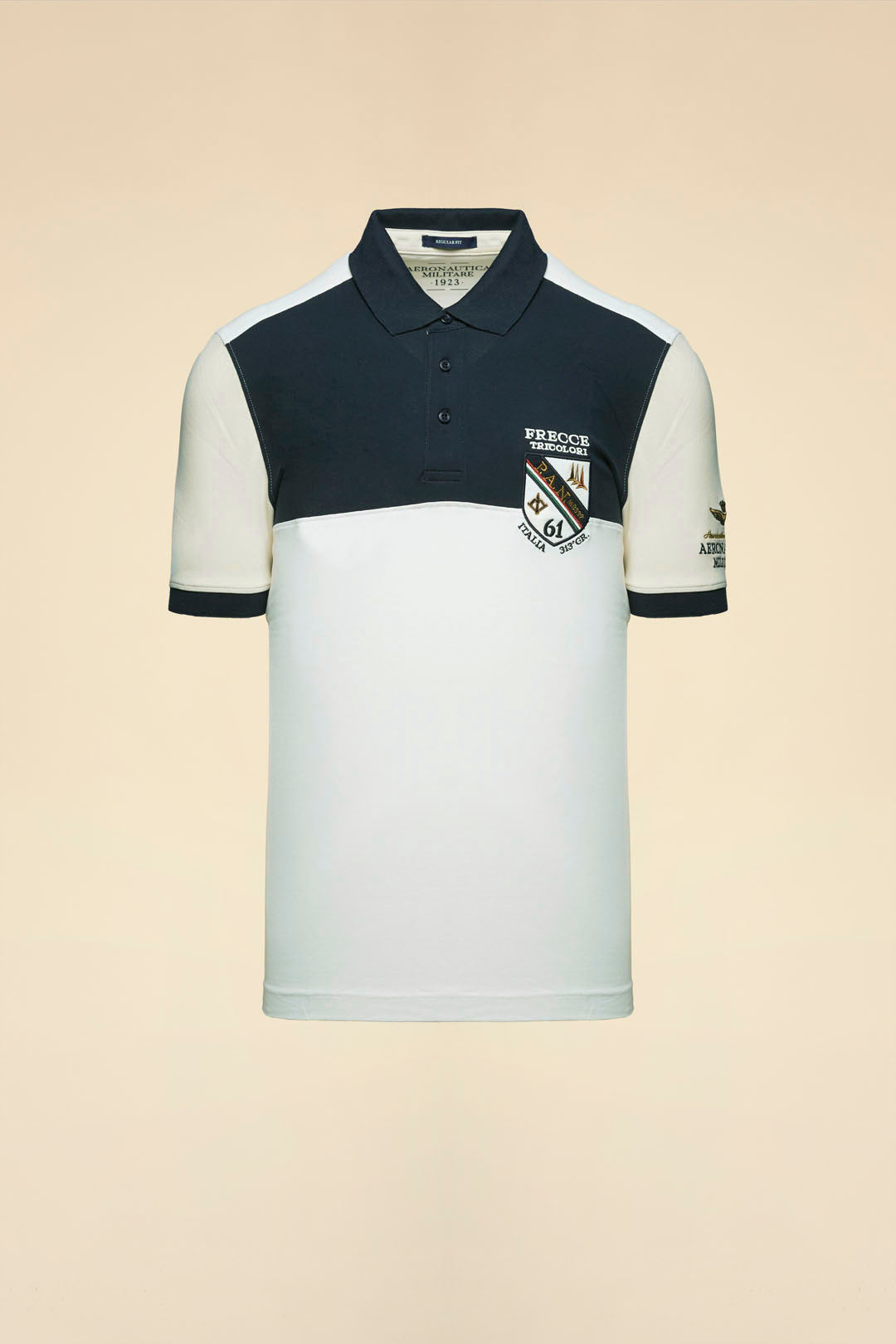 261PO1915UP00191 Polo con scudetto Frecce Tricolori