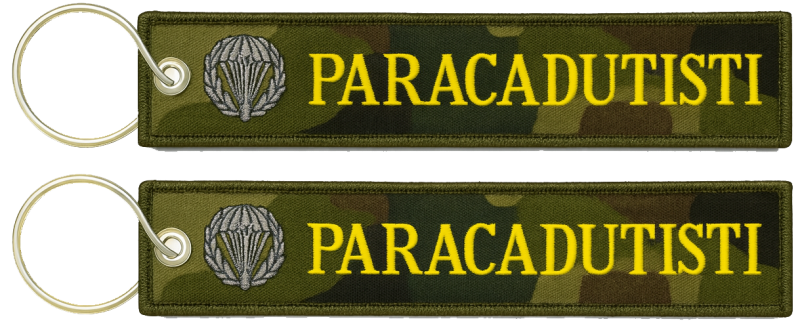 Portachiavi tessuto Paracadutisti camo