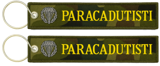 Portachiavi tessuto Paracadutisti camo