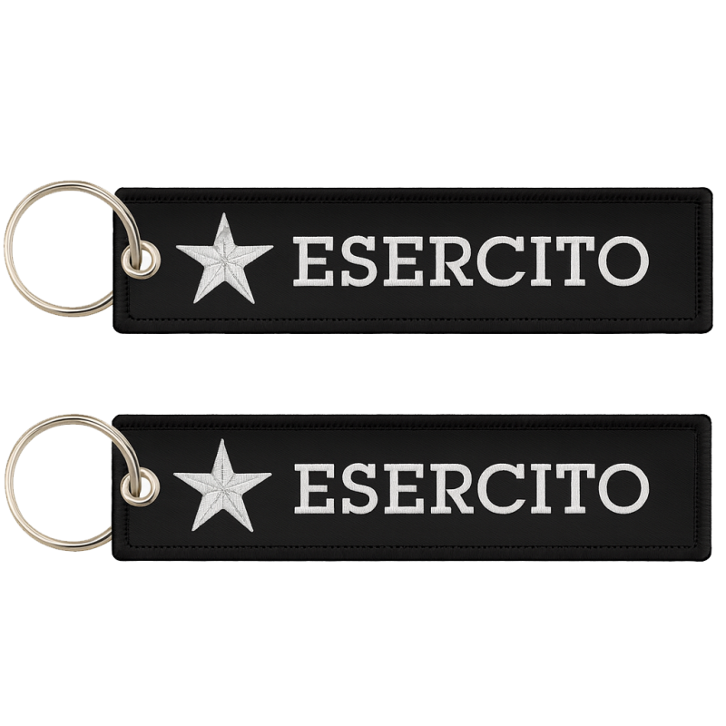 Portachiavi tessuto Esercito Italiano