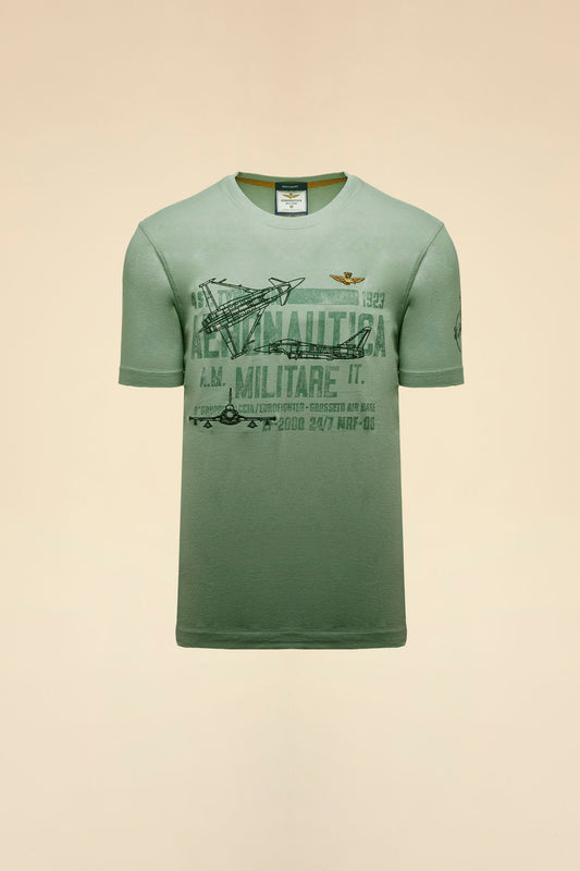 261TS2535UJ00641  T-shirt girocollo stampa 4° Stormo