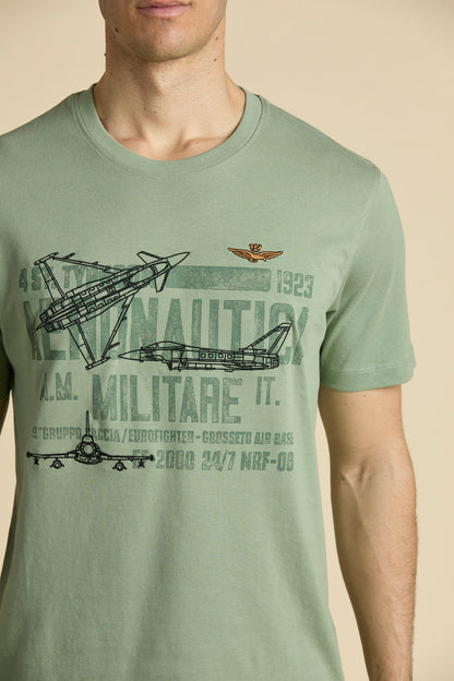 261TS2535UJ00641  T-shirt girocollo stampa 4° Stormo