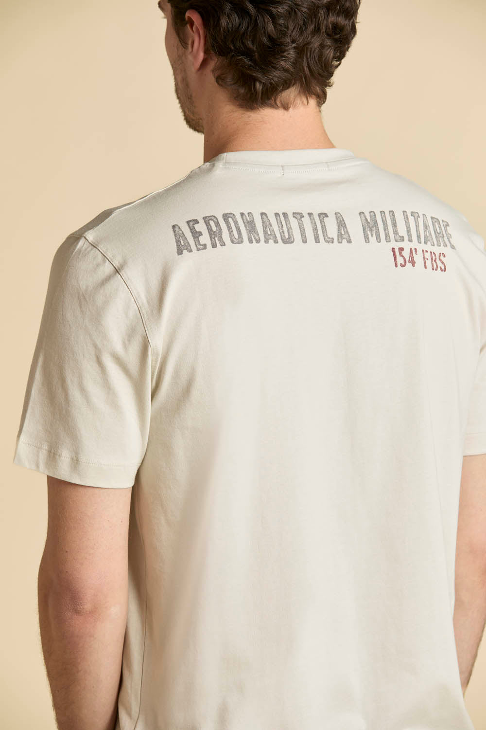 261TS2537UJ00727  T-shirt in cotone con stampa Tornado